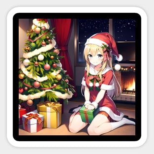 Christmas Anime Sticker